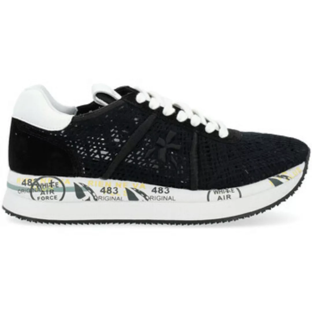 Premiata  Sneaker Sneaker  Conny 6347 aus schwarzem Leder und günstig online kaufen