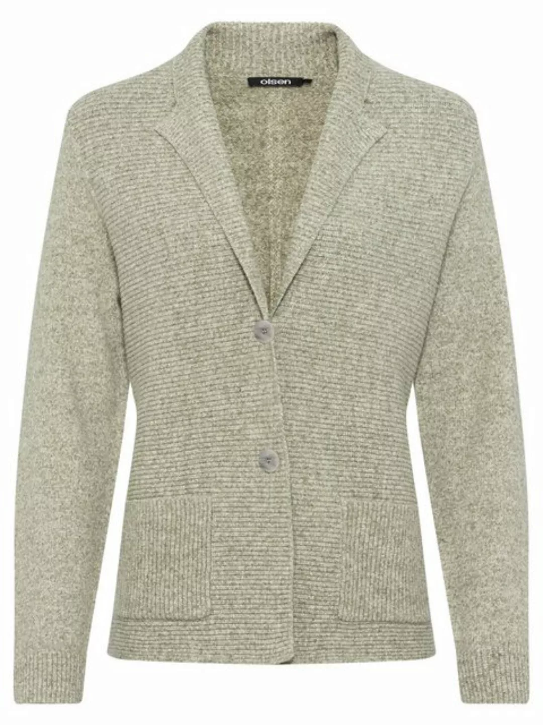 Olsen Cardigan mit Verschlussknöpfen und aufgesetzten Taschen günstig online kaufen