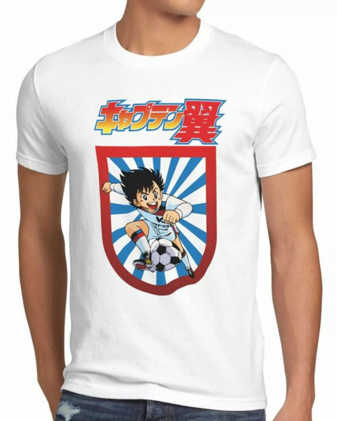 style3 Print-Shirt Herren T-Shirt Tsubasa tollen fußballstars wm em günstig online kaufen