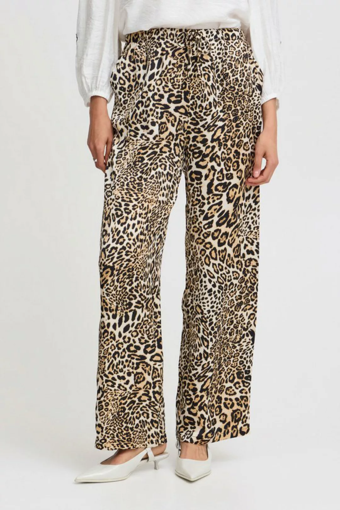 b.young Stoffhose BYICAT PANTS - modische Stoffhose mit Leoprint günstig online kaufen