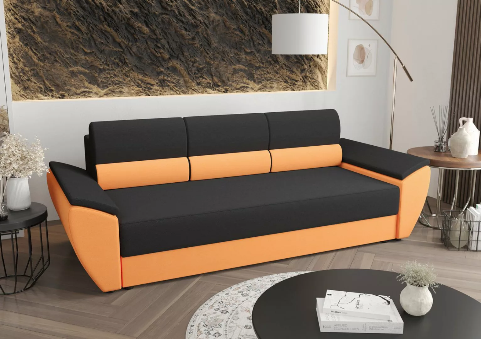 ALTDECOR Sofa REB-BIS, Couch mit Schlaffunktion, Bettkasten, Wohnzimmer günstig online kaufen