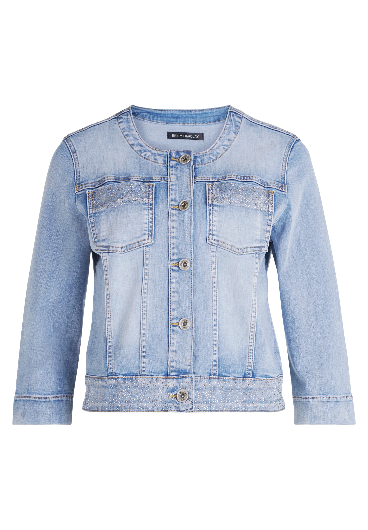 Betty Barclay Jackenblazer "Betty Barclay Jeansjacke mit 3/4 Arm", Knöpfe günstig online kaufen