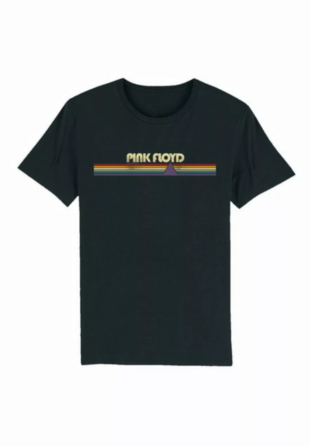 F4NT4STIC T-Shirt Pink Floyd Prism Retro Stripes Premium Qualität günstig online kaufen