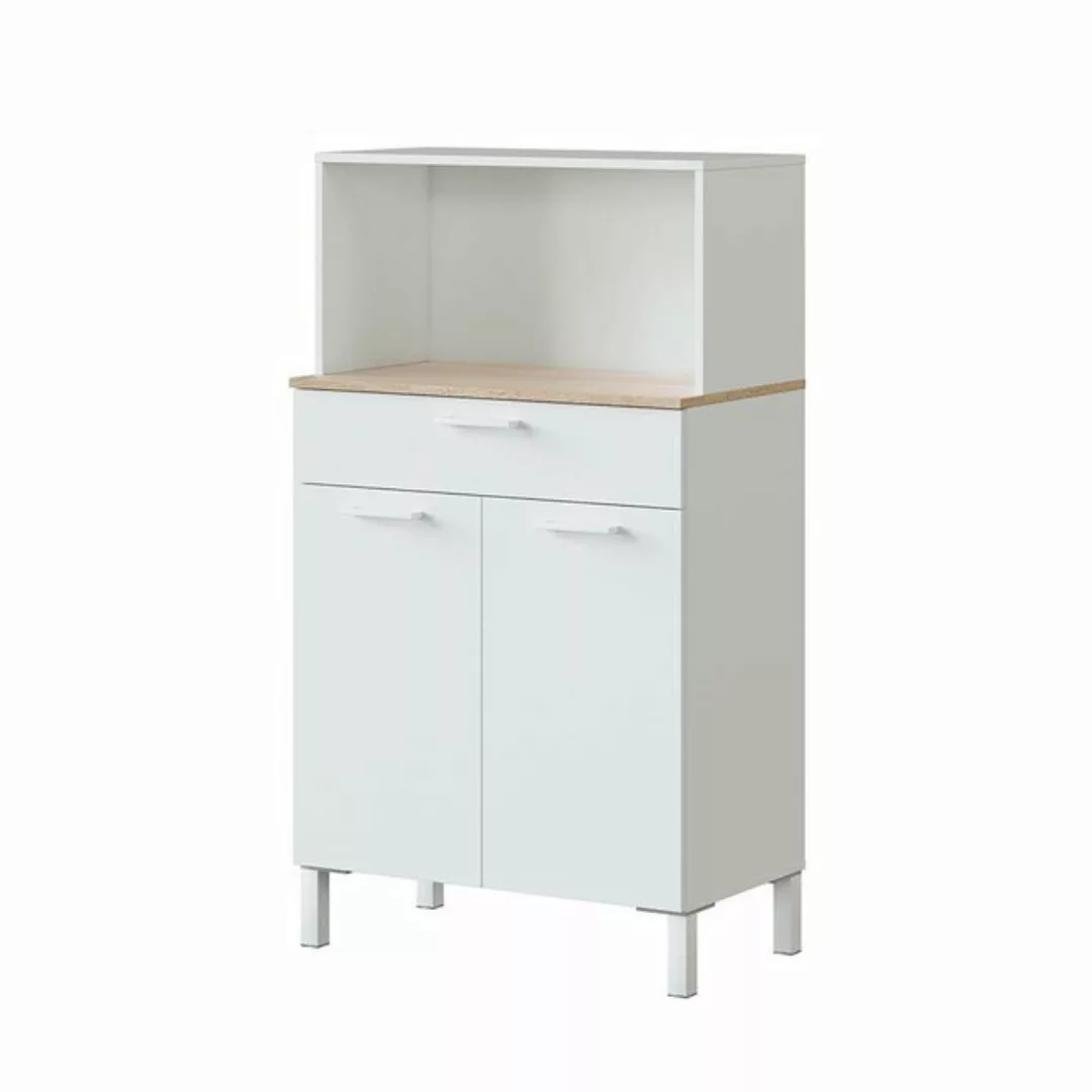 freiraum Mehrzweckschrank KIRA in Artik-Weiß/Kanada-Eiche - 72x126x40 (BxHx günstig online kaufen