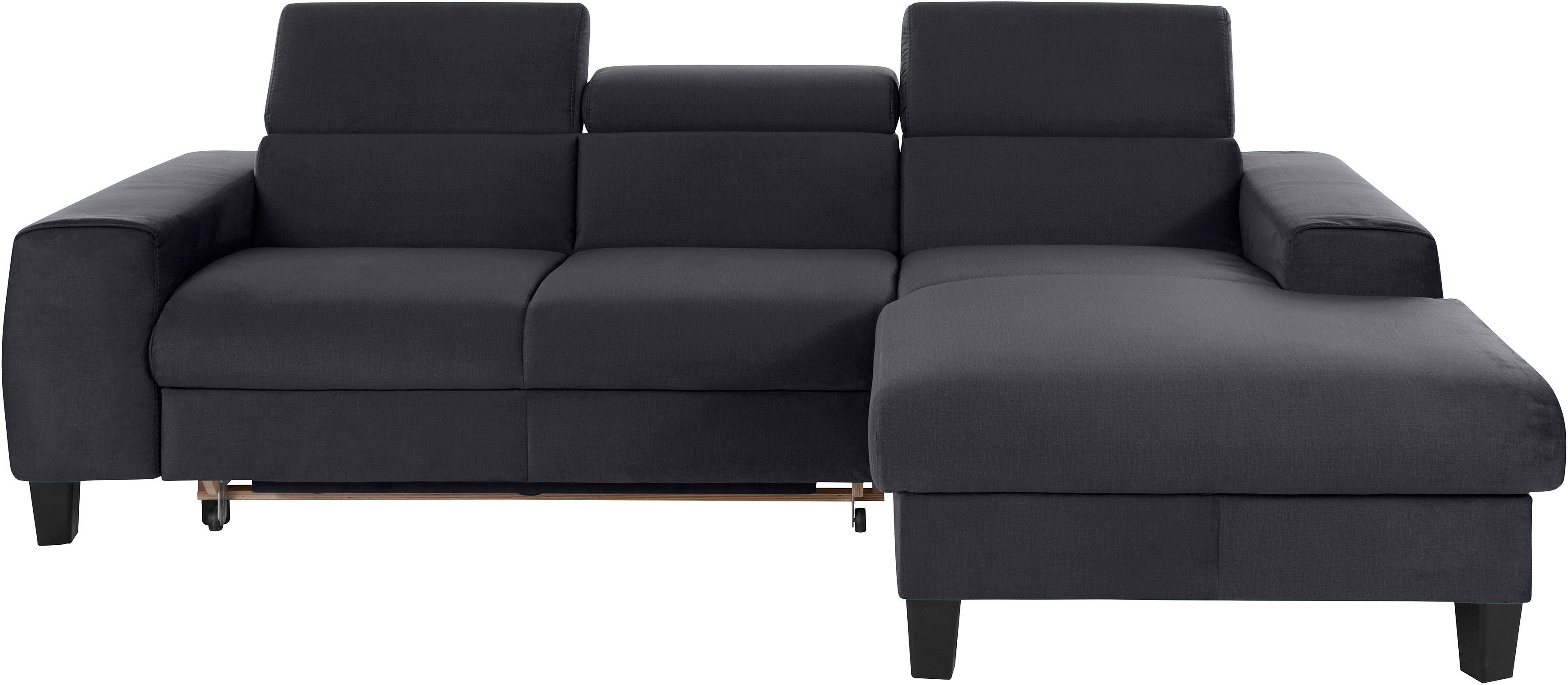 COTTA Ecksofa "Morven L-Form mit Kopfteilverstellung", wahlweise mit Bettfu günstig online kaufen