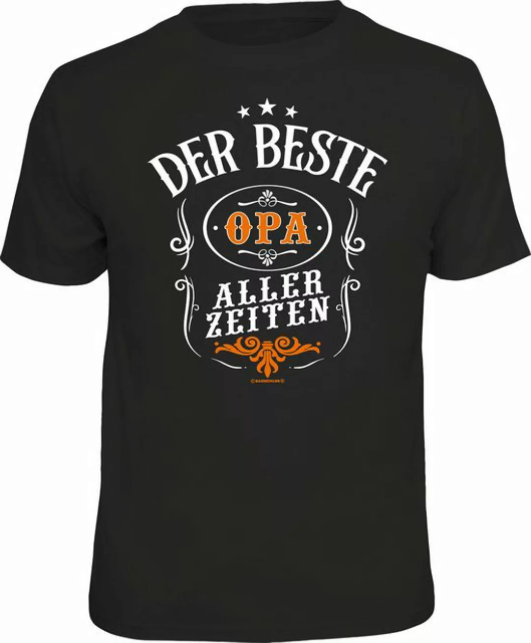 RAHMENLOS® T-Shirt Bester Opa aller Zeiten günstig online kaufen