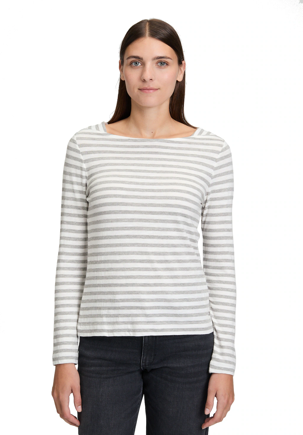 Betty&Co Kurzarmshirt "Betty & Co Damen Ringelshirt mit U-Boot-Ausschnitt", günstig online kaufen