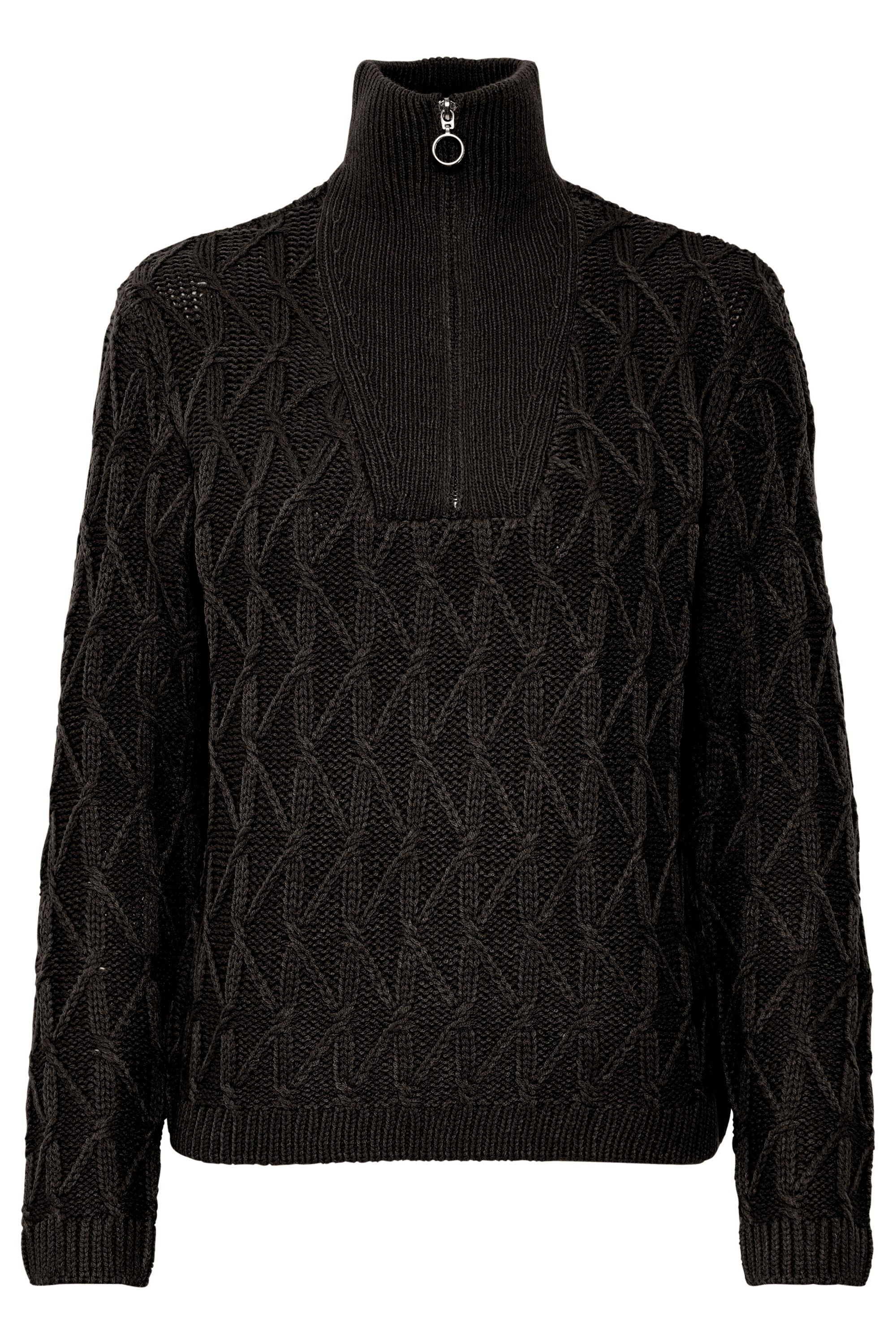 b.young Strickpullover BYOTINKA HALFZIP JUMPER 4 - modischer Pullover günstig online kaufen