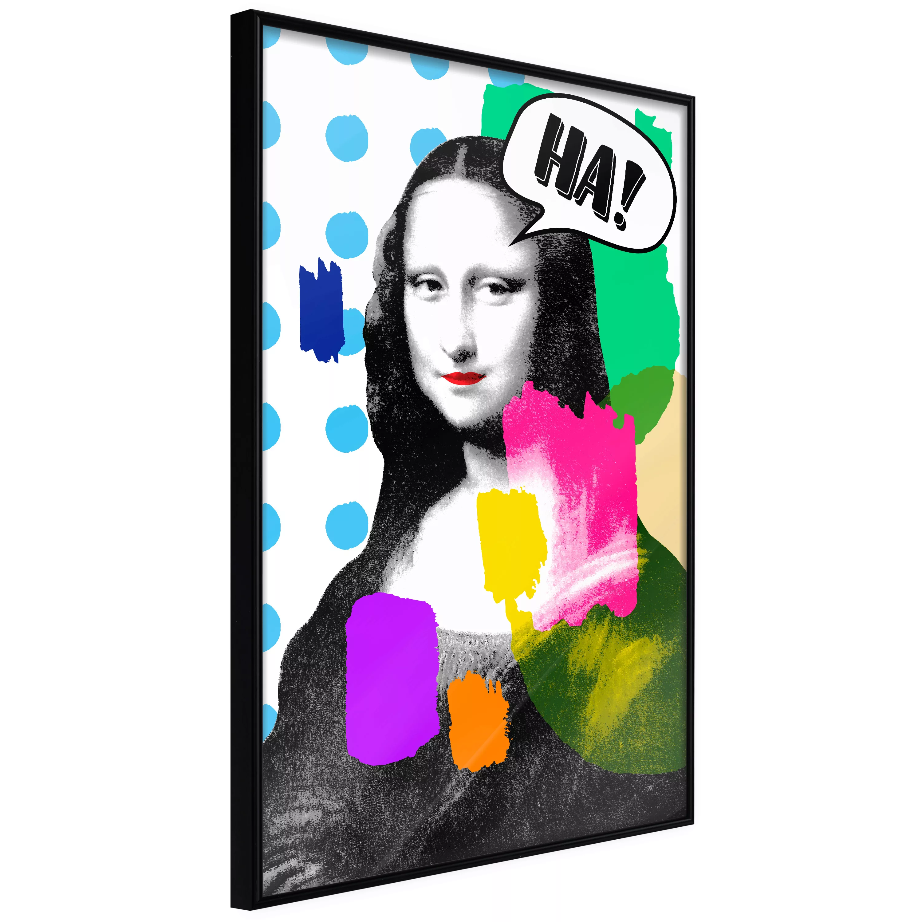 Poster - Mona Lisa's Laughter günstig online kaufen