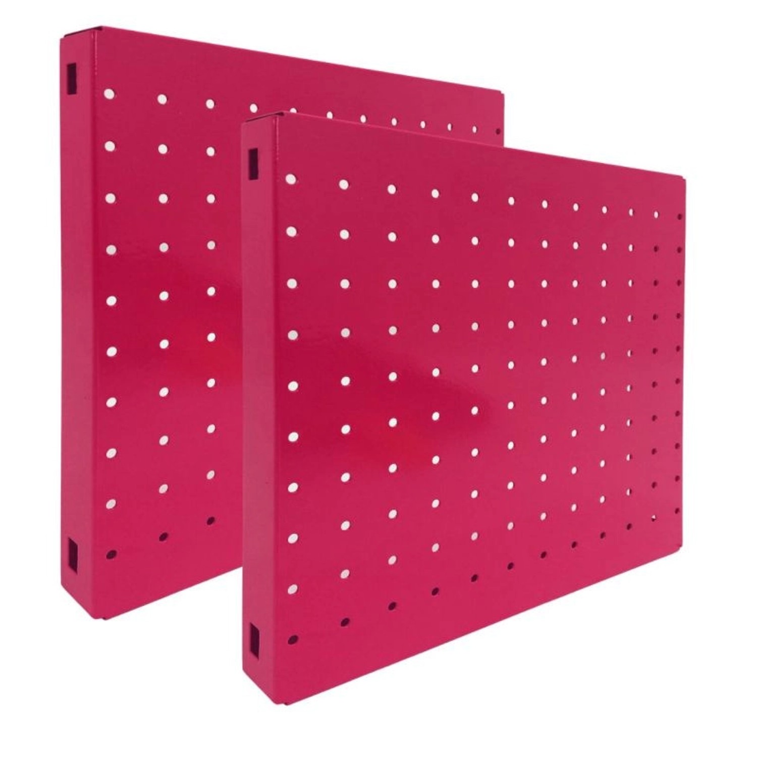 PROREGAL Doppelpack 2x Memoboard aus Stahl Gelocht HxBxT 30 x 30 x 3,5 cm R günstig online kaufen