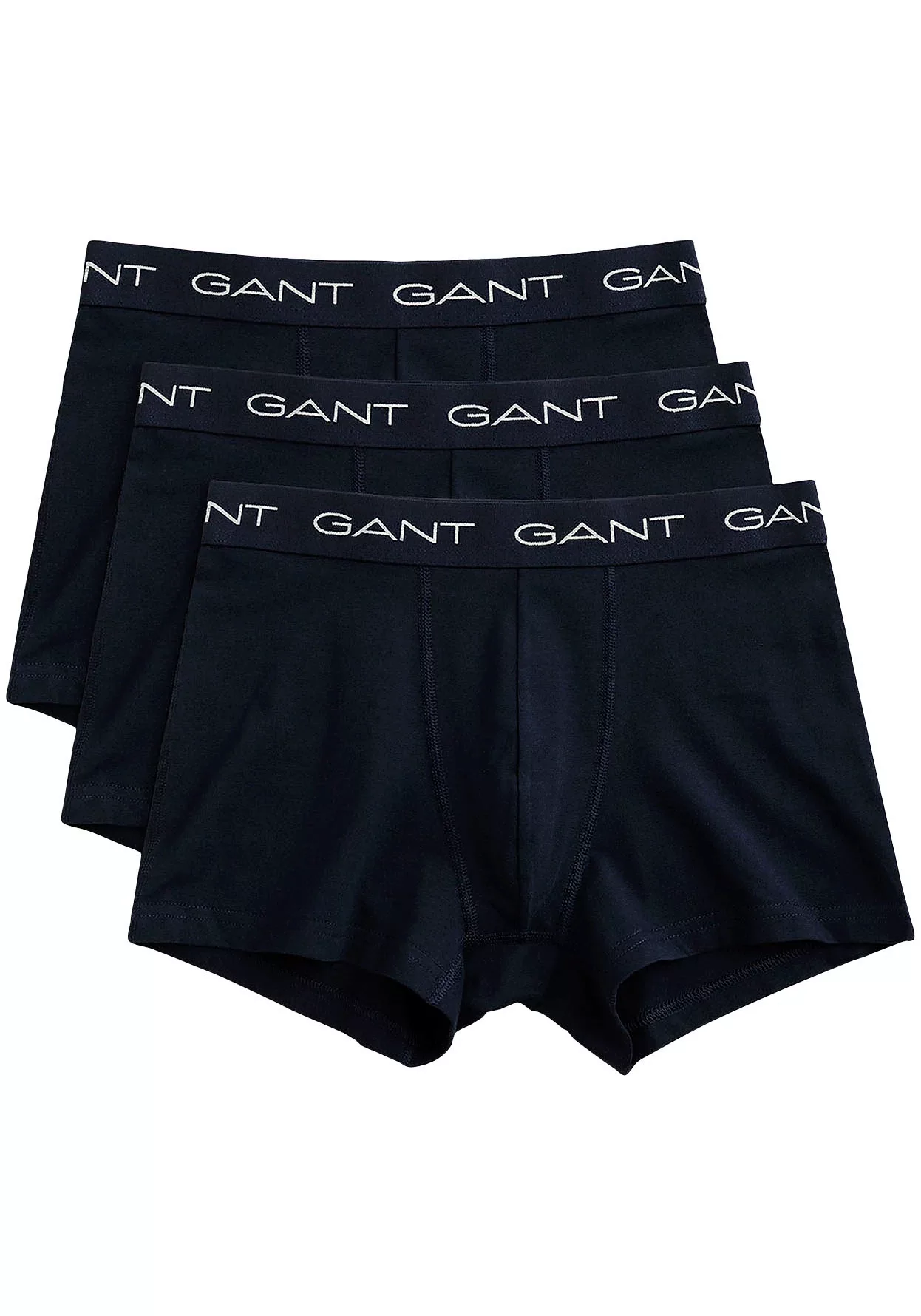 Gant Boxershorts, (Packung, 3 St., 3), mit elastischem Logobund günstig online kaufen