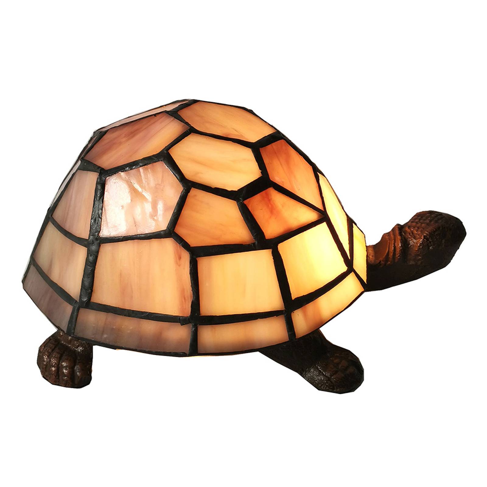 Tischlampe 5LL-6054 Schildkröte im Tiffany-Stil günstig online kaufen