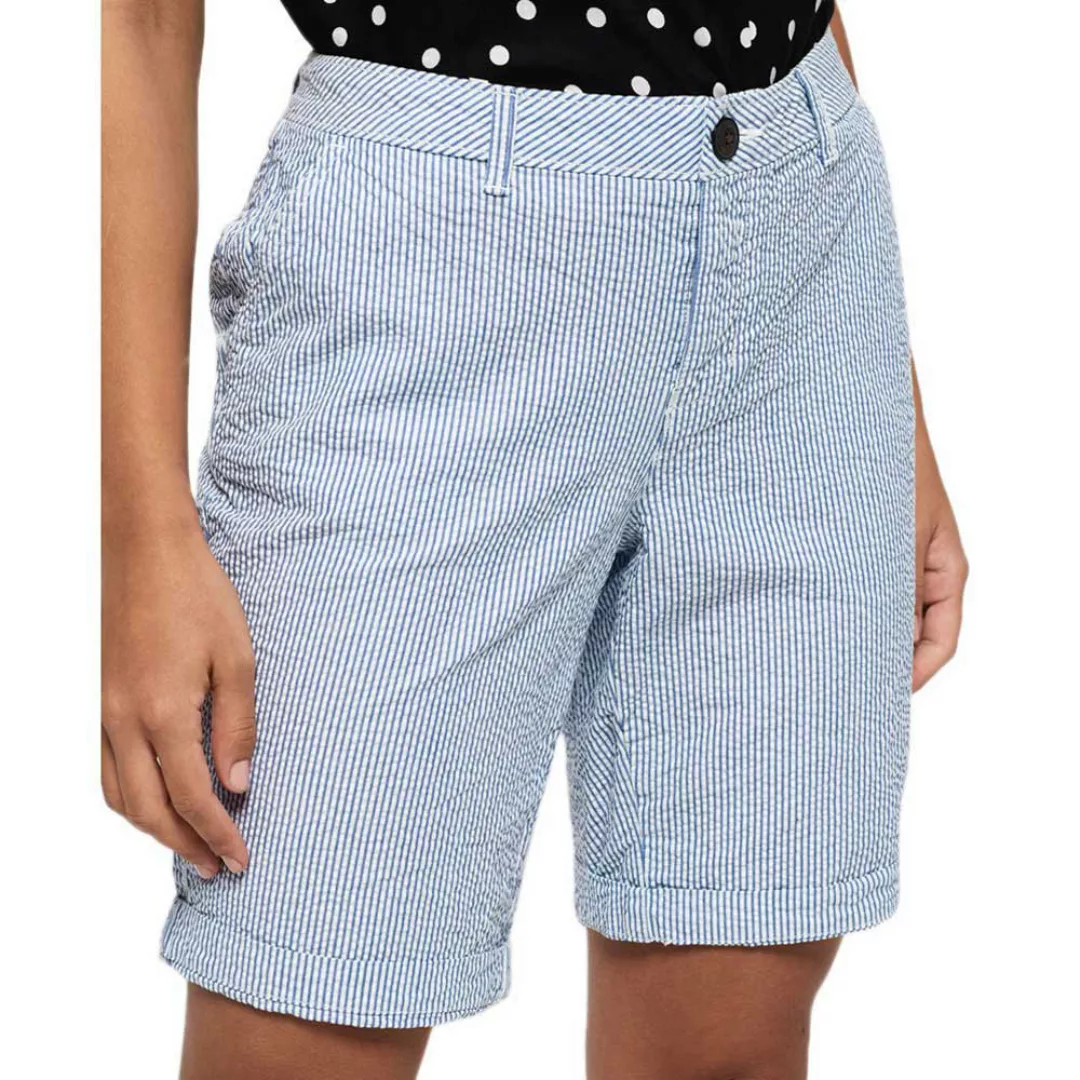 Superdry City Chino Shorts 2XS Seersucker Blue günstig online kaufen