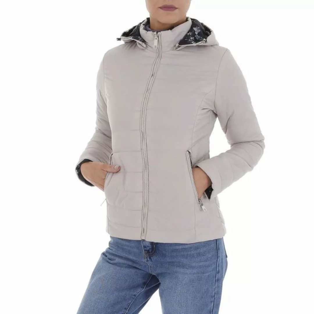 Ital-Design Kapuzennickijacke Damen Freizeit Kapuze (abnehmbar) Geblümt Bei günstig online kaufen