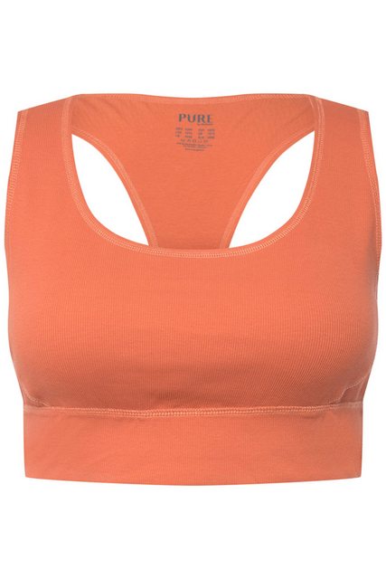 Ulla Popken Longtop Yoga-Bustier Carree-Ausschnitt Biobaumwolle günstig online kaufen