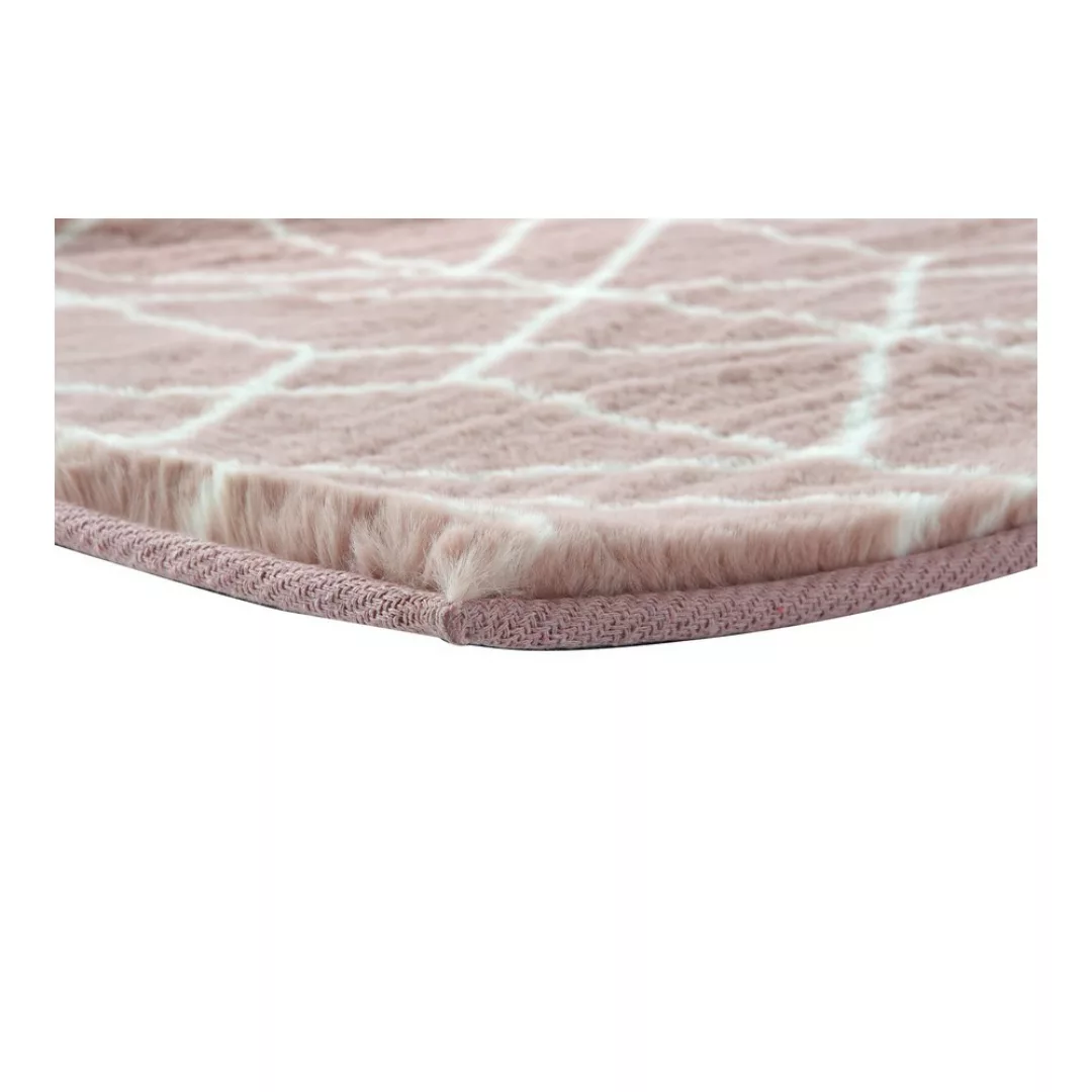 Teppich Dkd Home Decor Rosa Polyester (60 X 2.4 X 1 Cm) günstig online kaufen