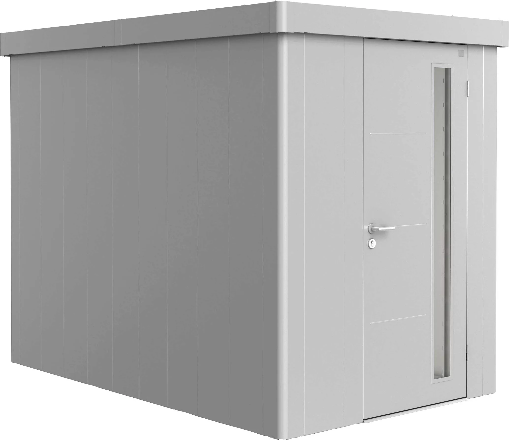 Biohort Gerätehaus Neo 3A Standardtüre Silber-Metallic günstig online kaufen