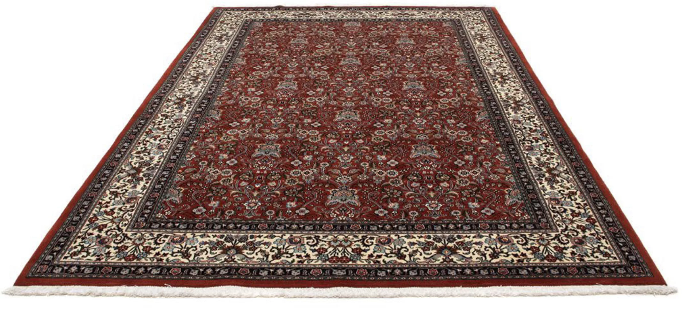 morgenland Wollteppich »Moud Blumenmuster Rosso 290 x 210 cm«, rechteckig, günstig online kaufen