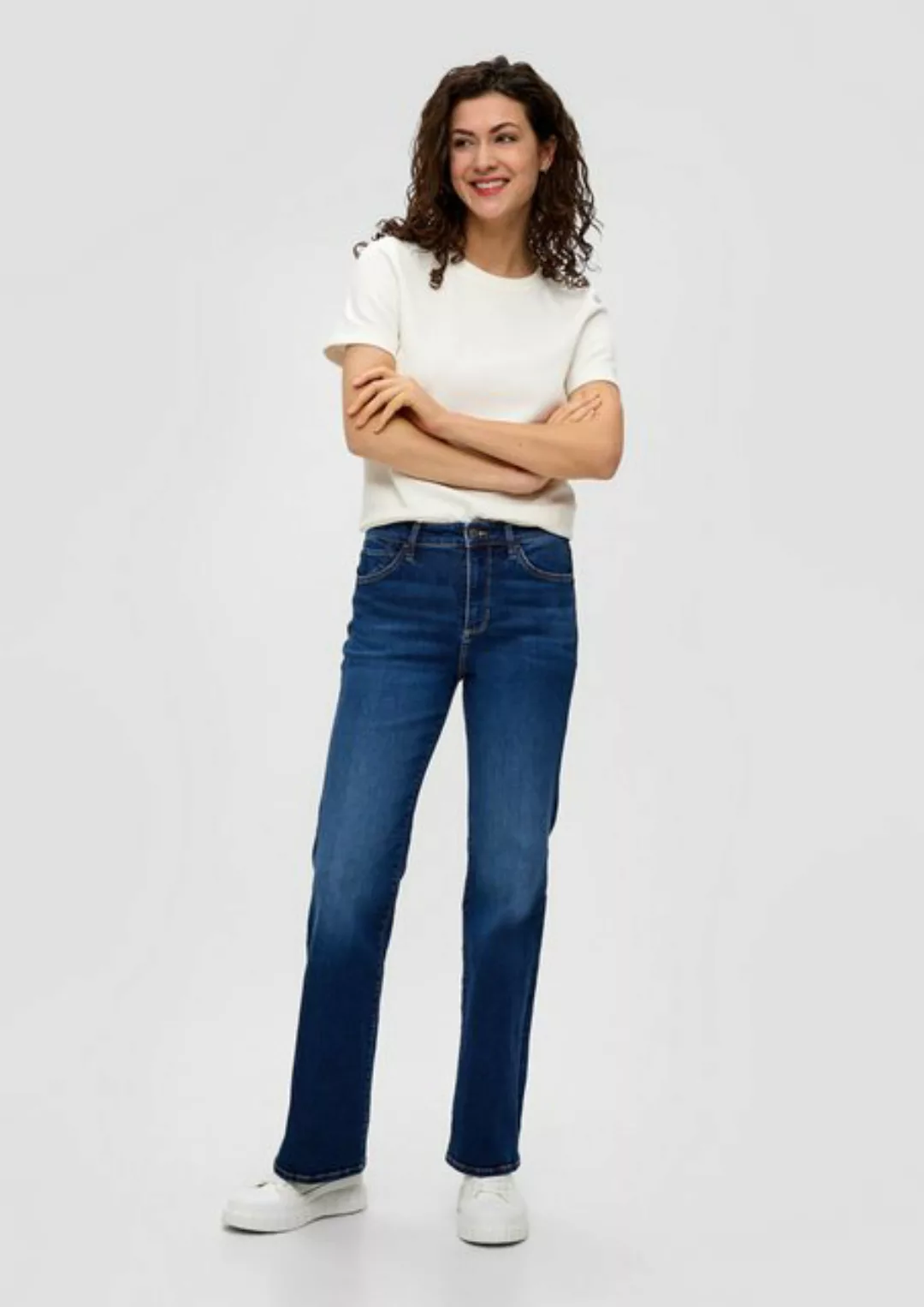 s.Oliver 5-Pocket-Jeans 360° Denim / Jeans / Slim Fit / High Rise / Flared günstig online kaufen