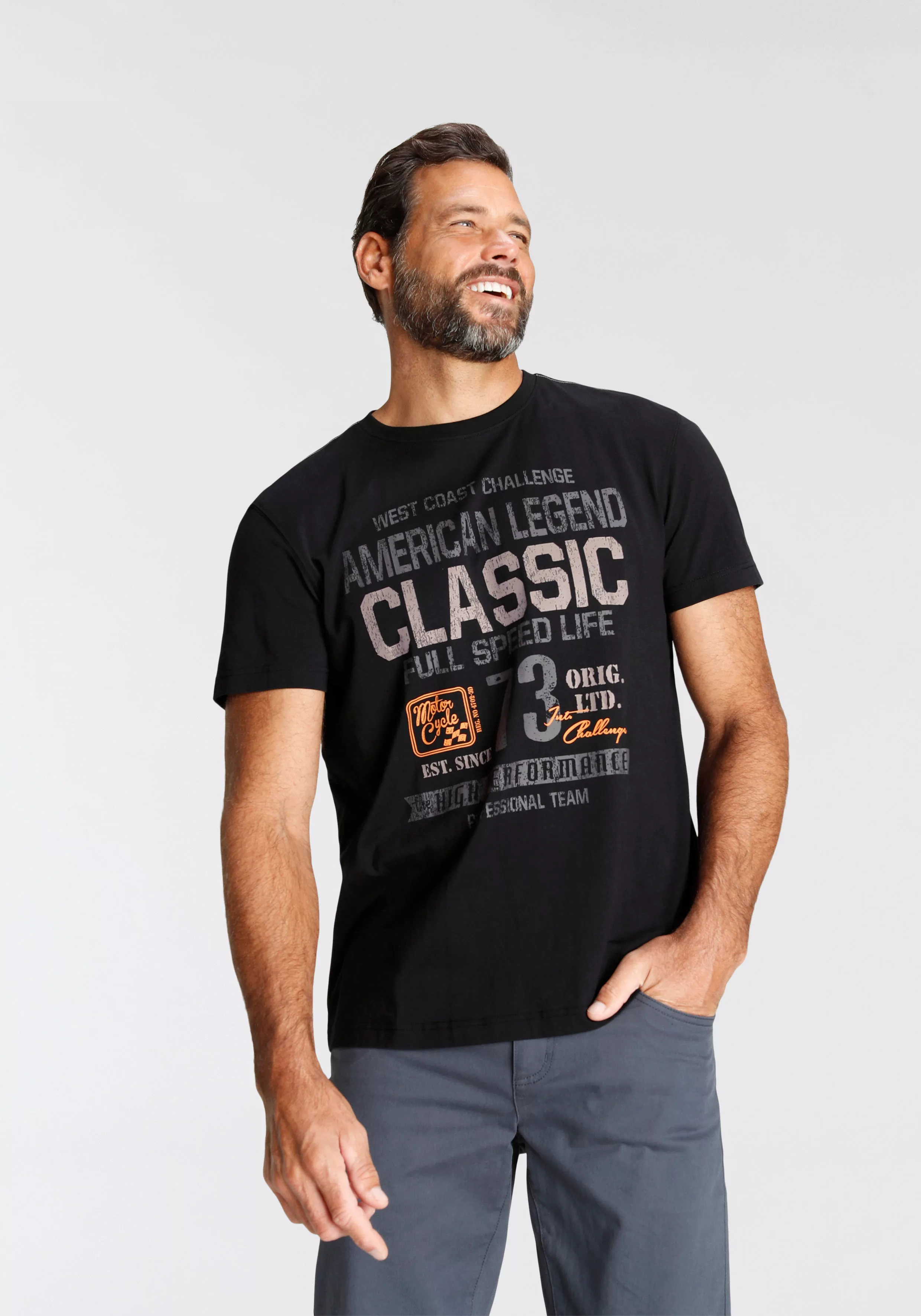 Arizona T-Shirt, mit modischem Print günstig online kaufen