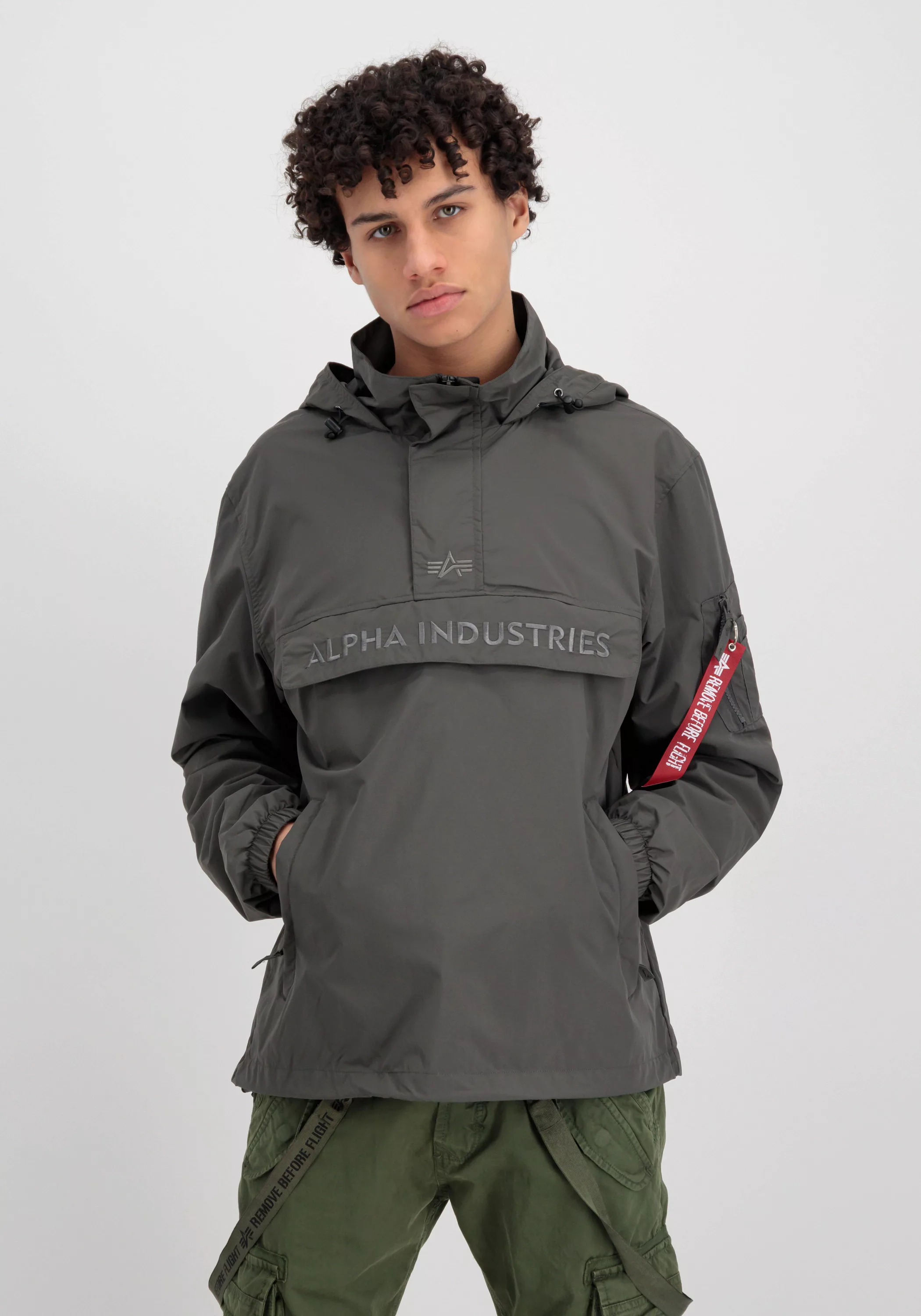 Alpha Industries Anorak "Alpha Industries Men - Outdoor Jackets Anorak Embr günstig online kaufen