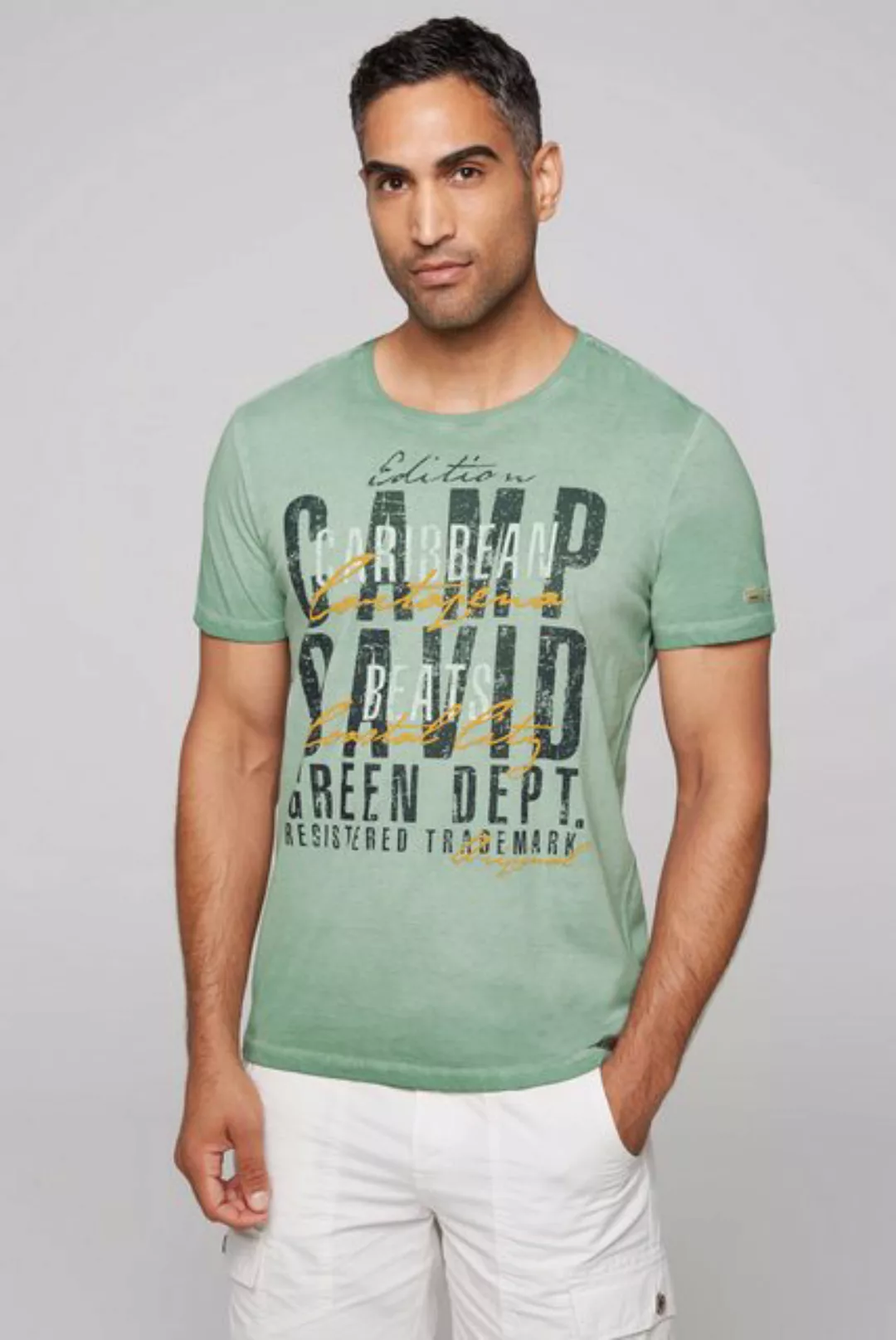 CAMP DAVID Rundhalsshirt aus Baumwolle günstig online kaufen