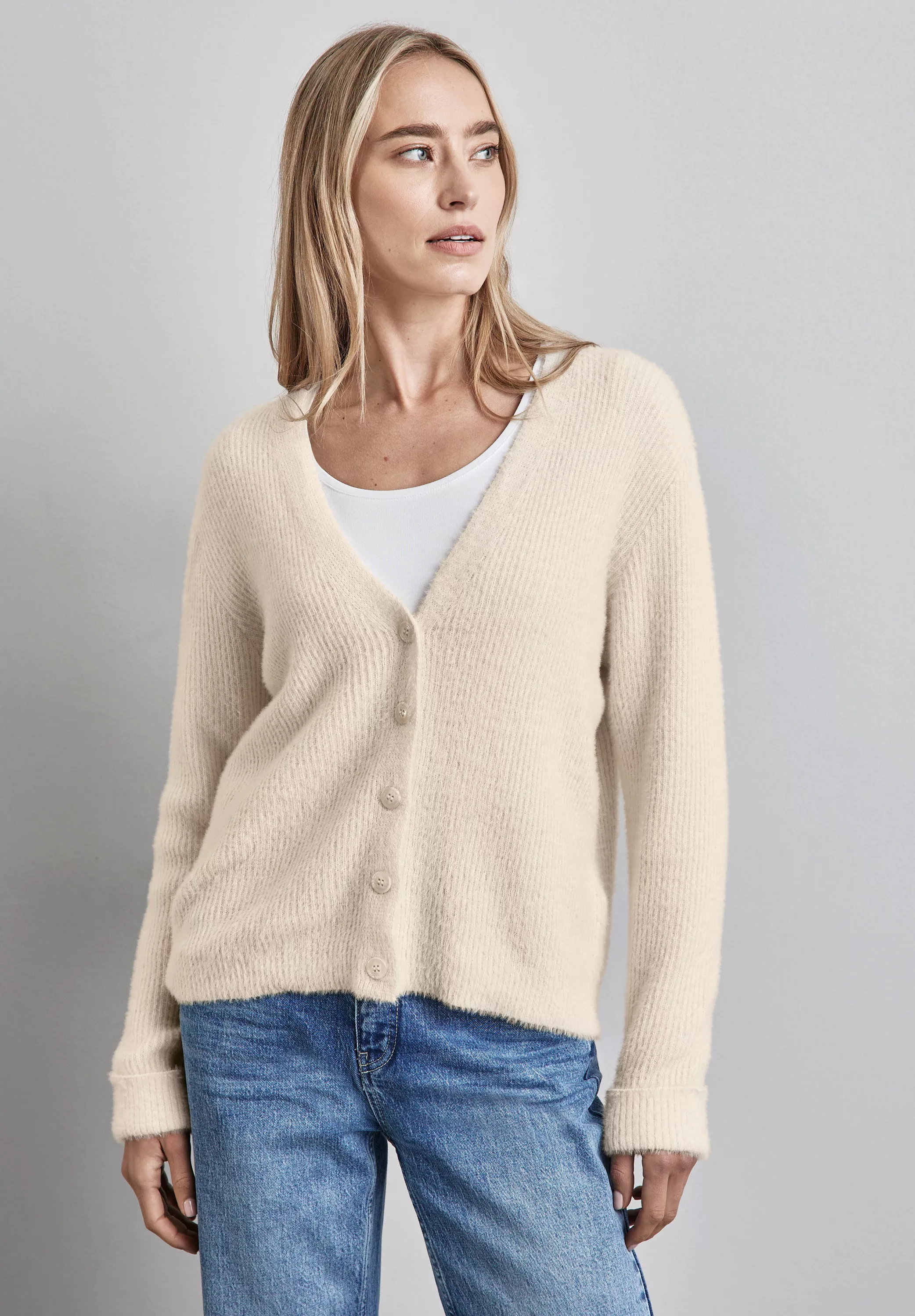 STREET ONE Strickpullover - Damen Strickpullover - Turtleneck, Langarm, Ang günstig online kaufen