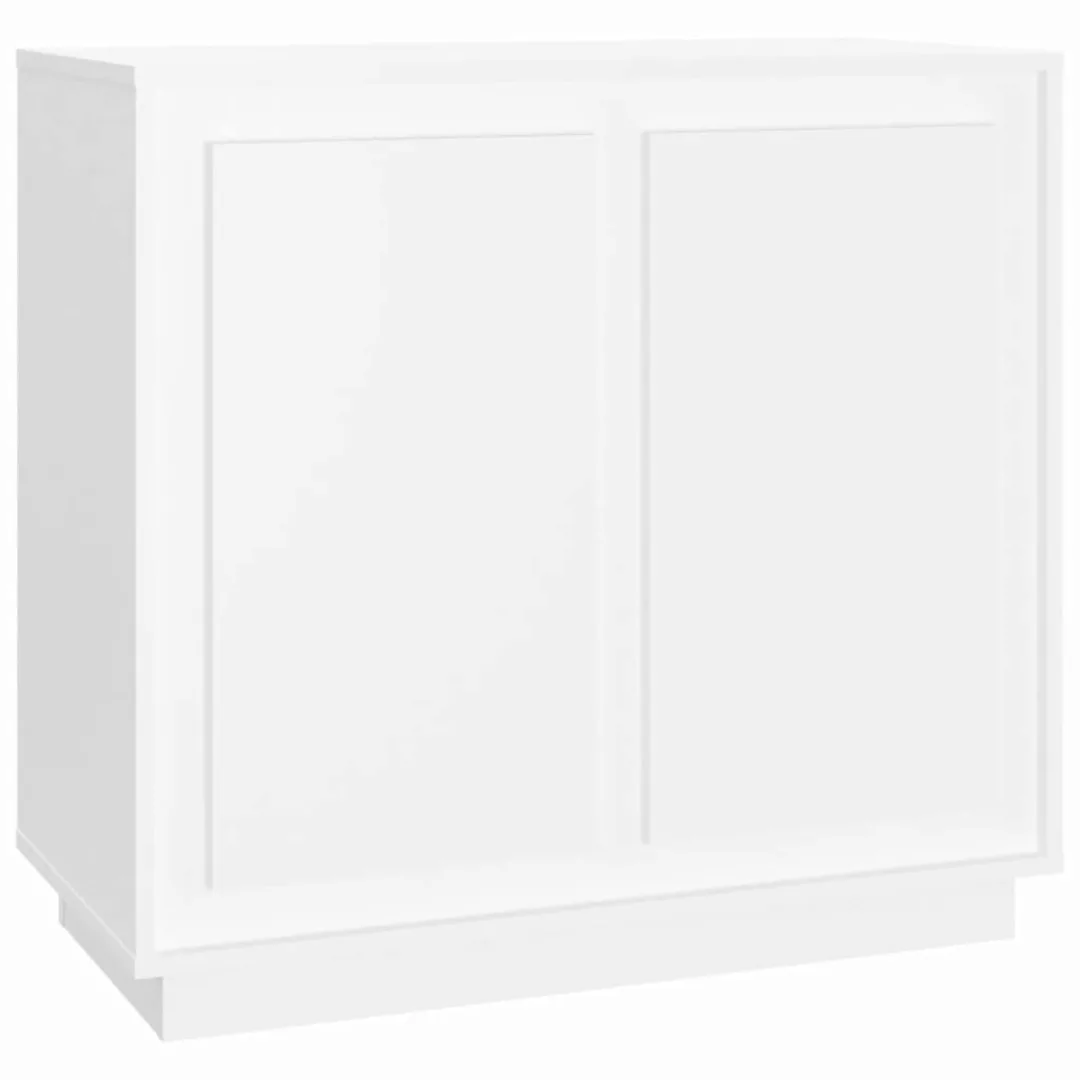 Vidaxl Sideboard Weiß 80x34x75 Cm Holzwerkstoff günstig online kaufen