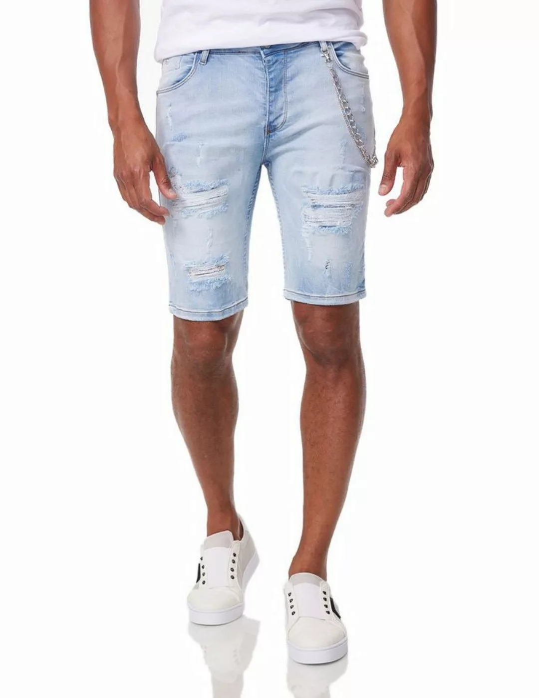 Denim House Jeansbermudas Herren Jeansshorts Kurze Denim Bermuda mit Stretc günstig online kaufen