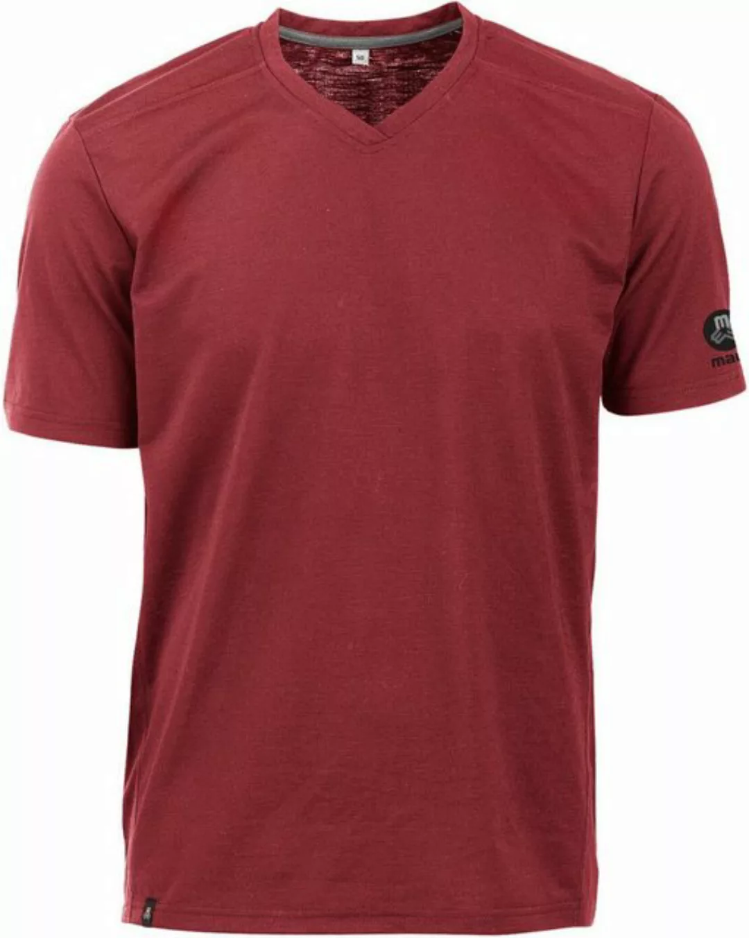 Maul Kurzarmhemd Mike fresh - 1/2 T-Shirt+Print CHILLI RED günstig online kaufen
