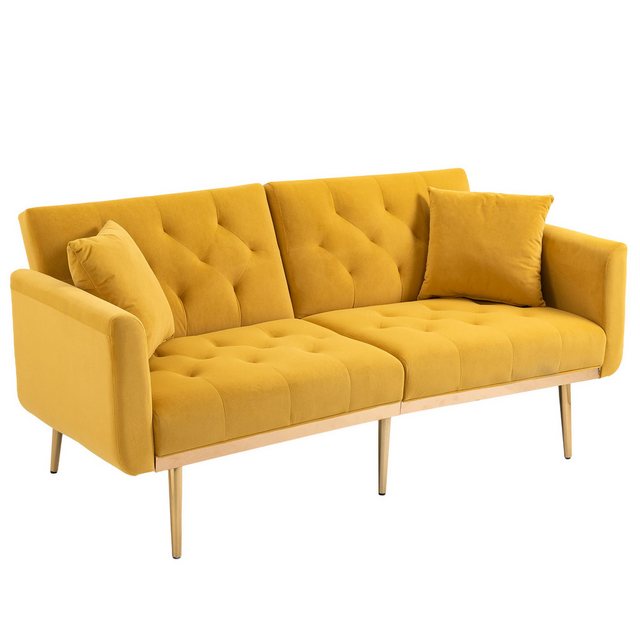 MODFU Sofa Akzentsofa, Loveseat-Sofa mit Metallfüßen Schlafsofa, 65.35*30.7 günstig online kaufen