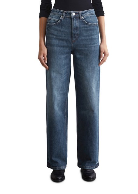 Marc O'Polo Weite Jeans aus Organic-Cotton-Mix-Stretch günstig online kaufen