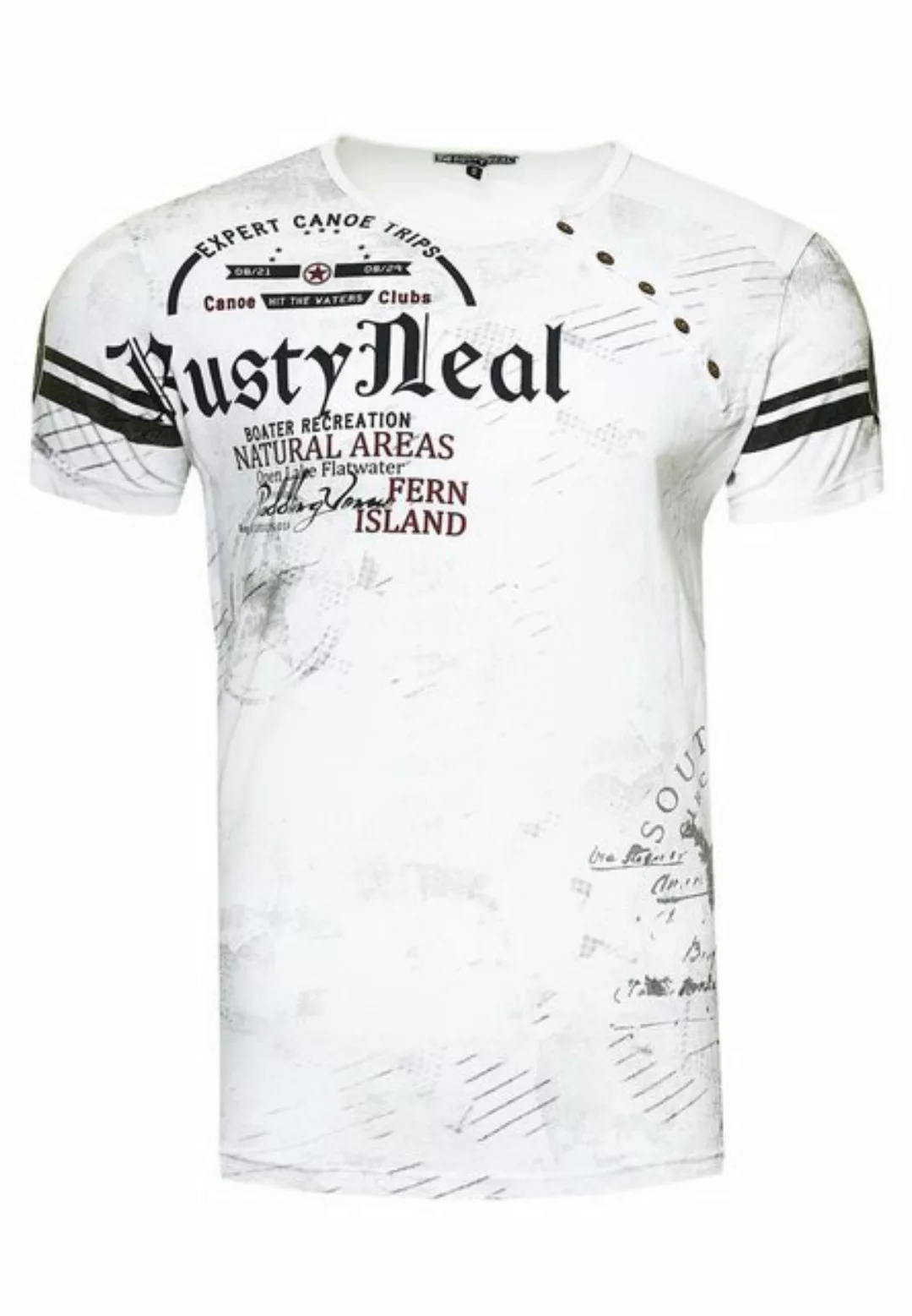 Rusty Neal T-Shirt, mit coolem Logo-Print günstig online kaufen