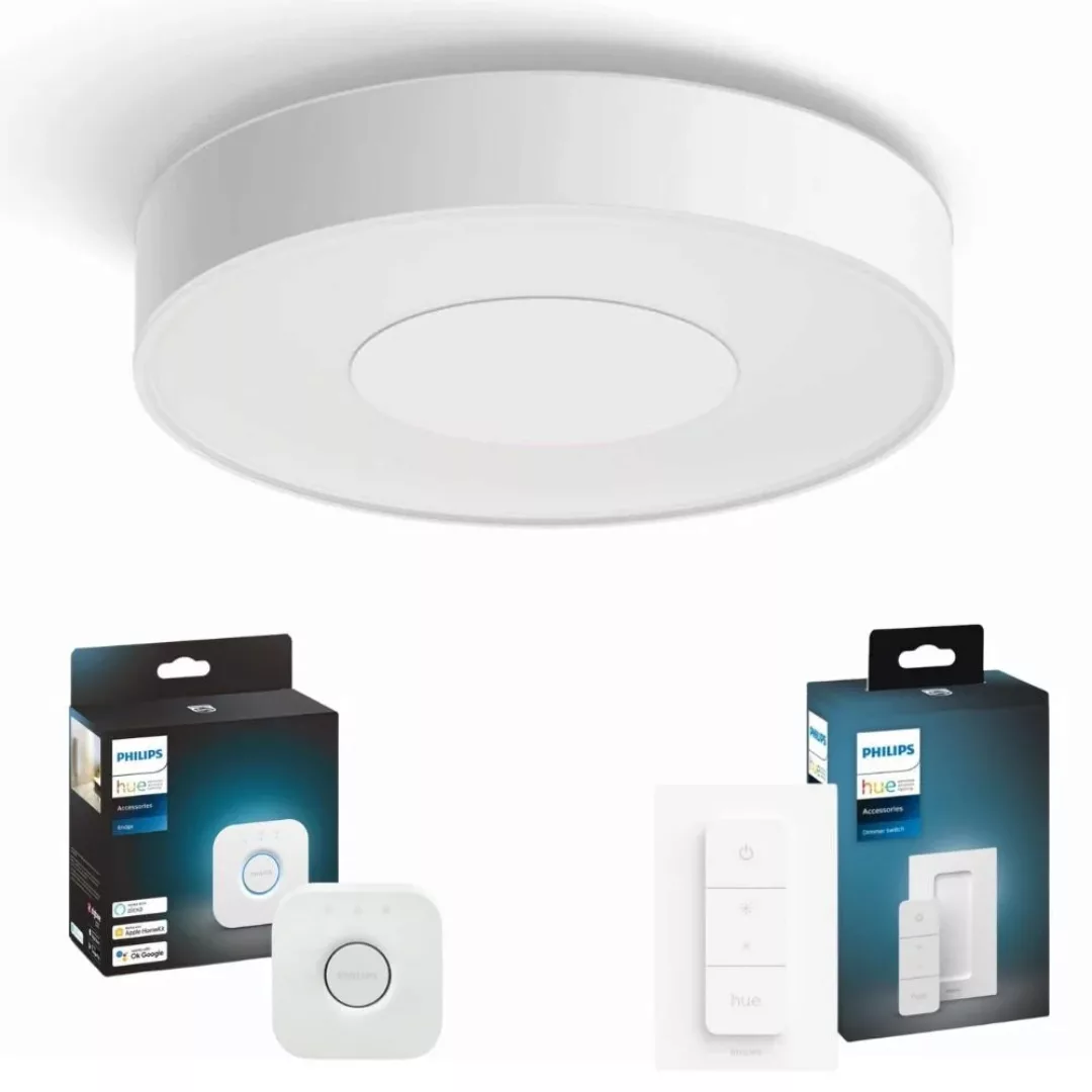 Philips Hue Bluetooth White & Color Ambiance LED Deckenleuchte Infuse in We günstig online kaufen