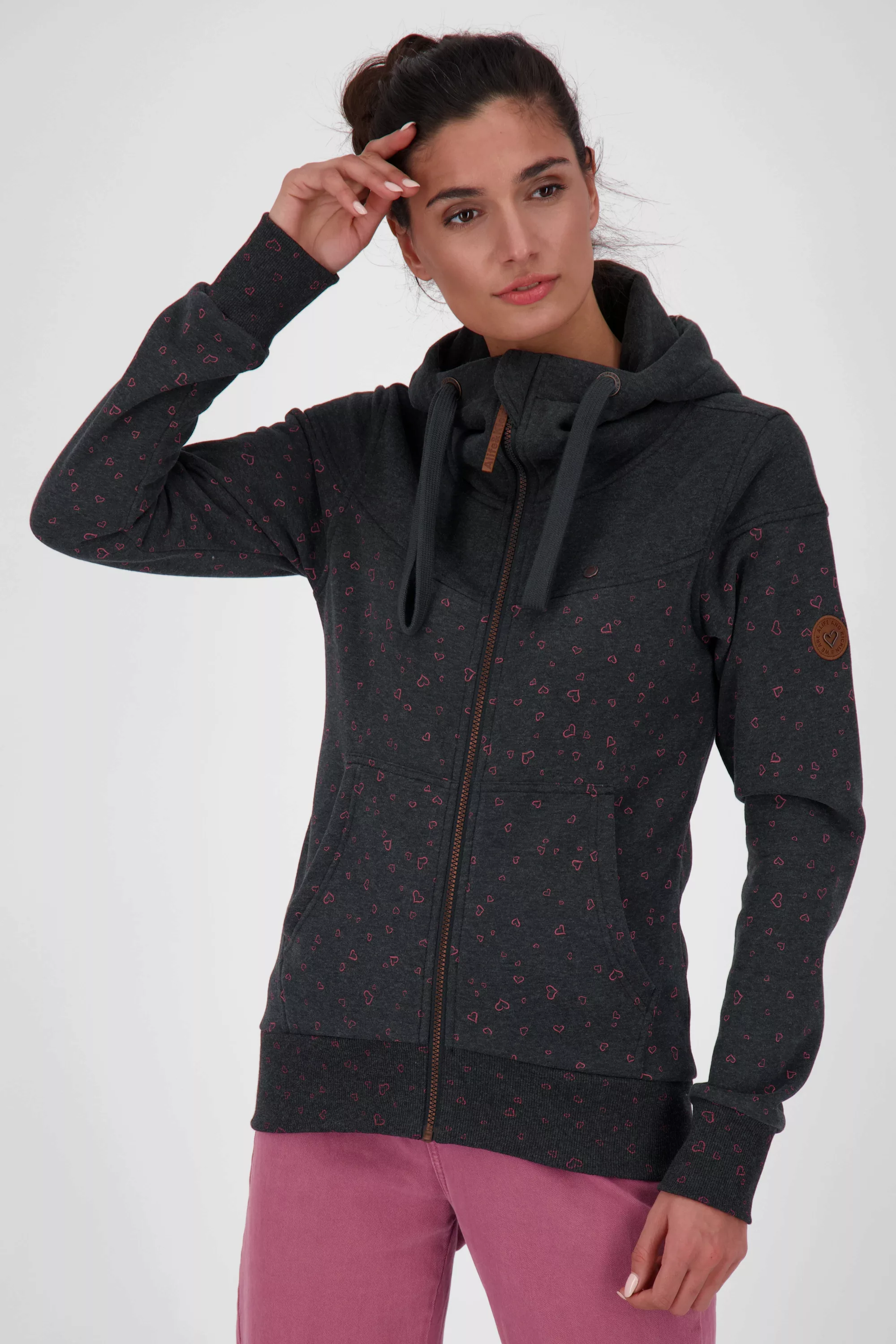 Alife & Kickin Kapuzensweatjacke "PalinaAK B Sweatjacket Damen" günstig online kaufen