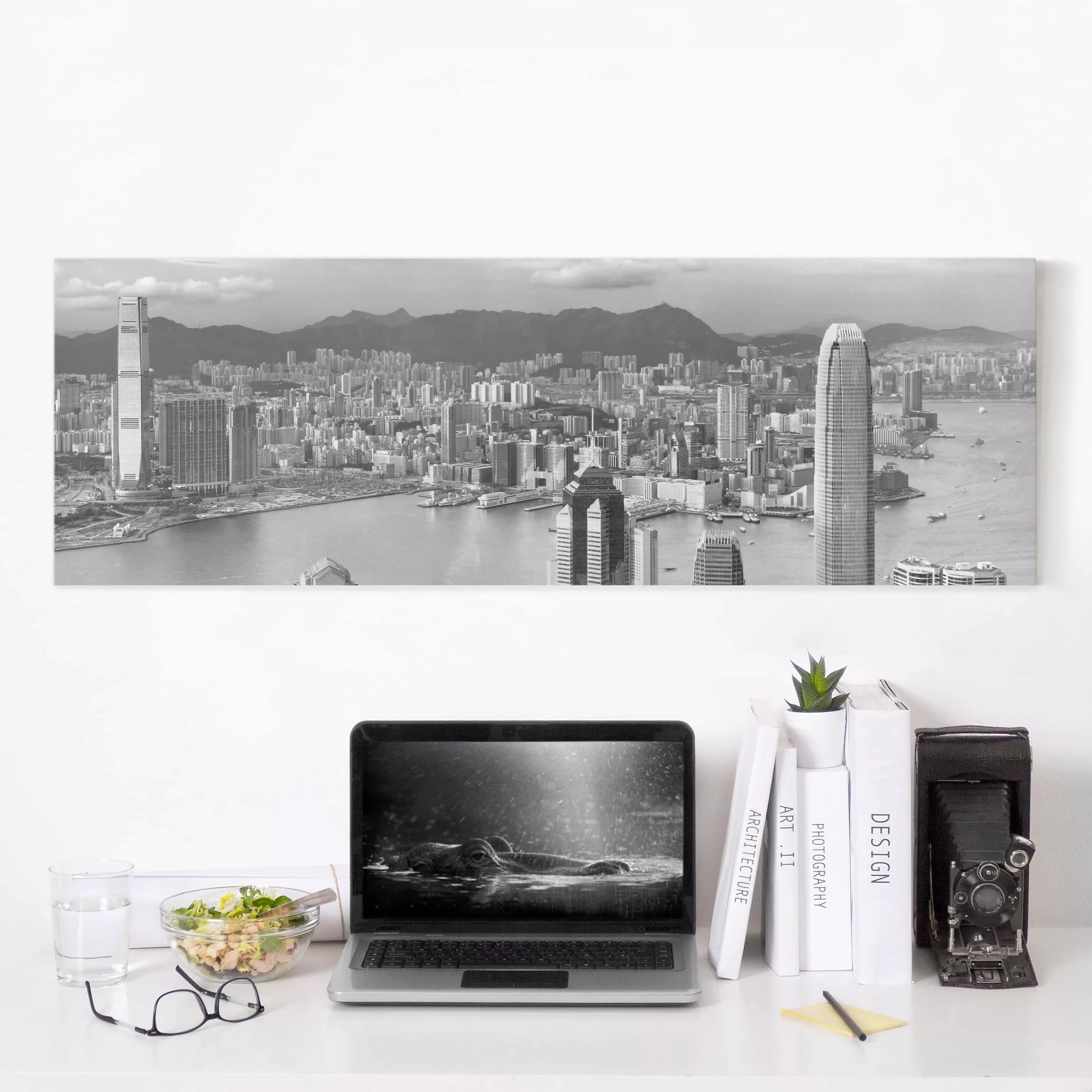 Leinwandbild Architektur & Skyline - Panorama Skyline Nostalgia günstig online kaufen