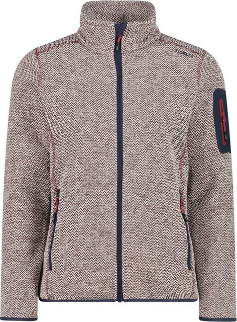 CMP Strickfleecejacke WOMAN JACKET RED WINE-BIANCO günstig online kaufen