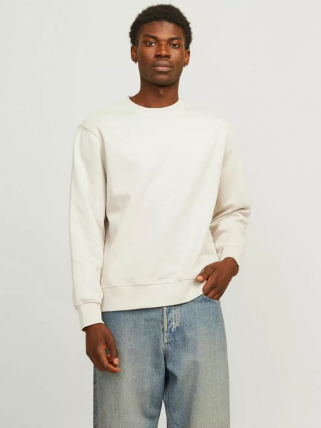 Jack & Jones Sweatshirt "JJEURBAN EDGE SWEAT CREW NECK NOOS", mit Rippbündc günstig online kaufen