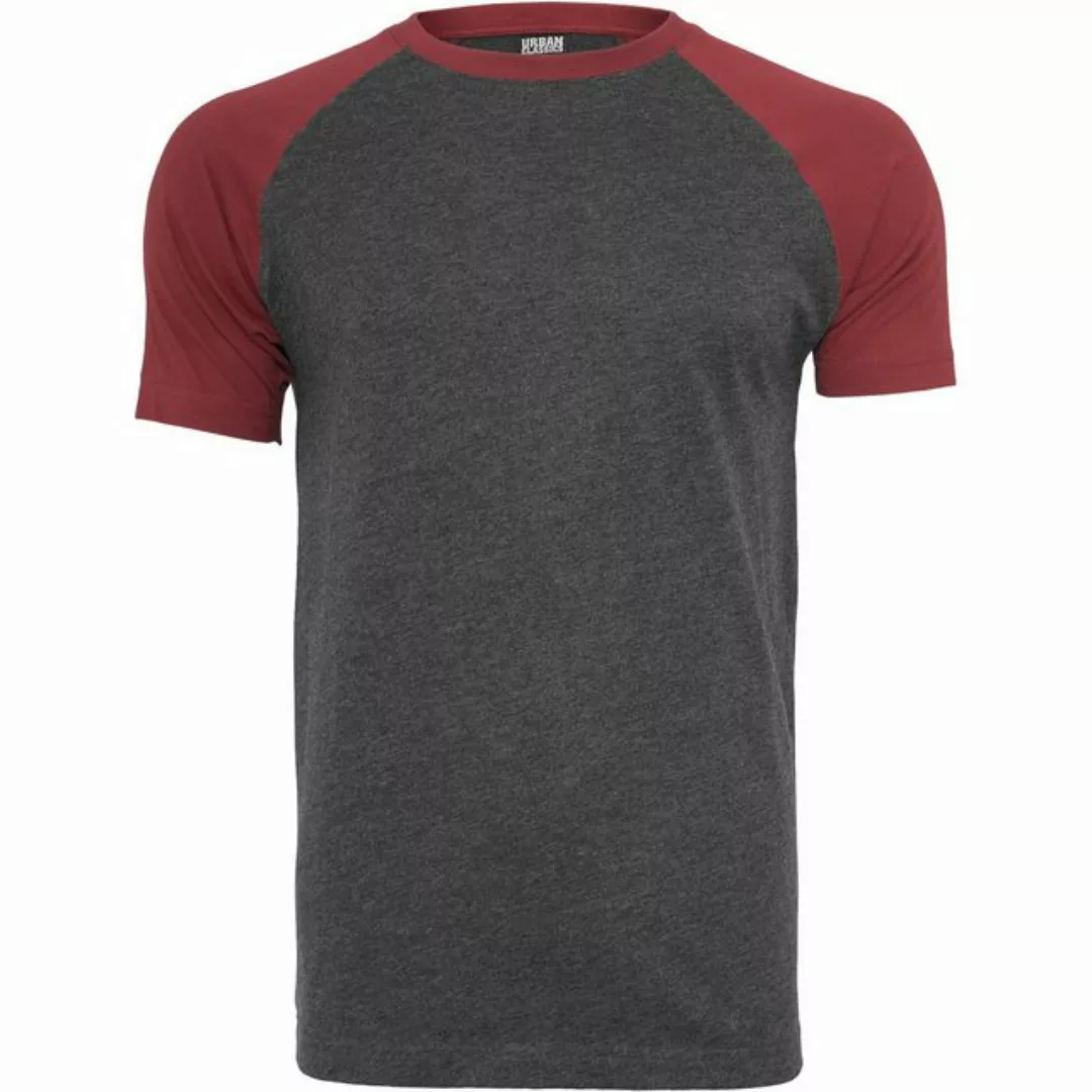 URBAN CLASSICS T-Shirt TB639 - Raglan Contrast Tee cha/burgundy 2XL günstig online kaufen