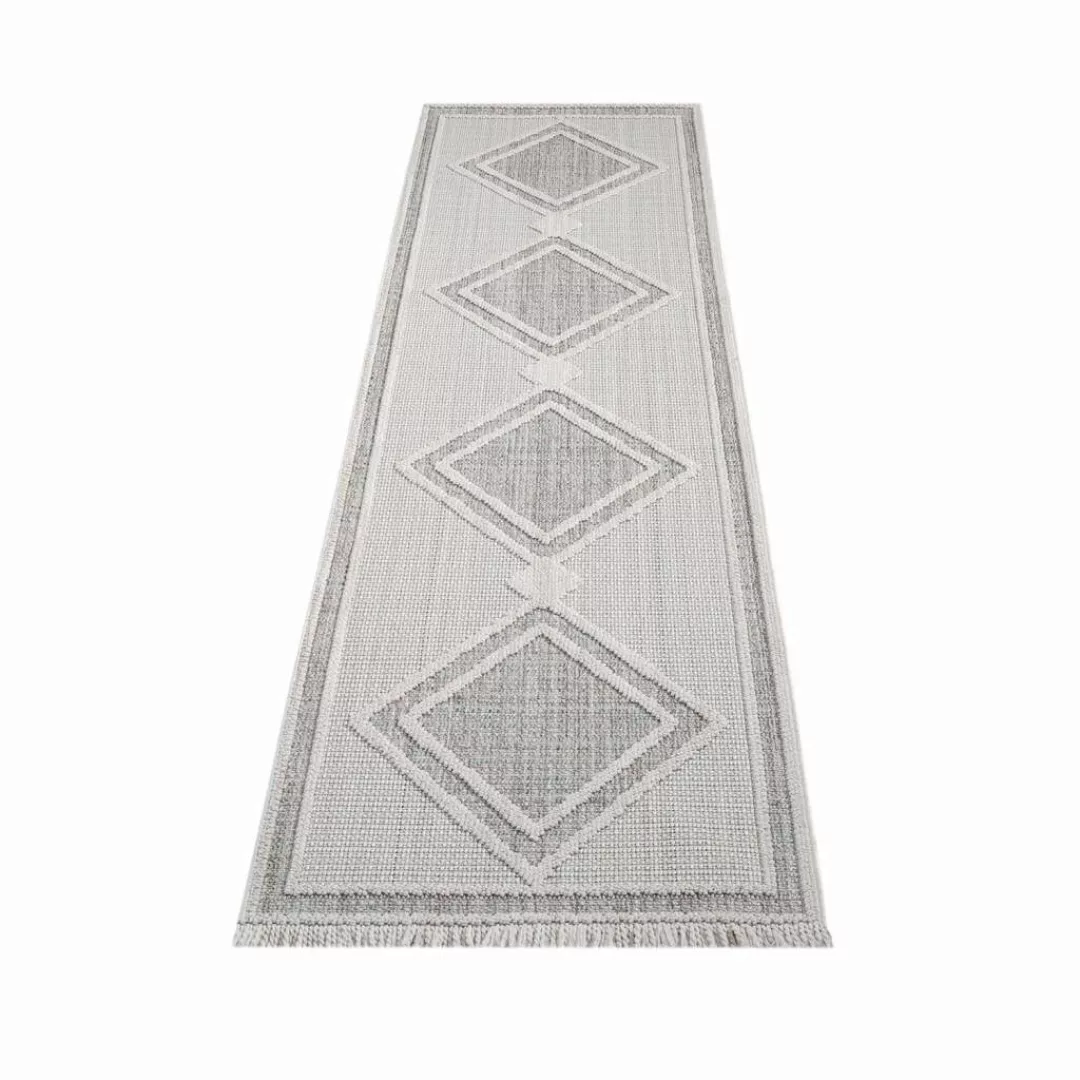 Carpet City Teppich »LINDO 8853«, rechteckig, 11 mm Höhe, Kurzflor, Hochtie günstig online kaufen