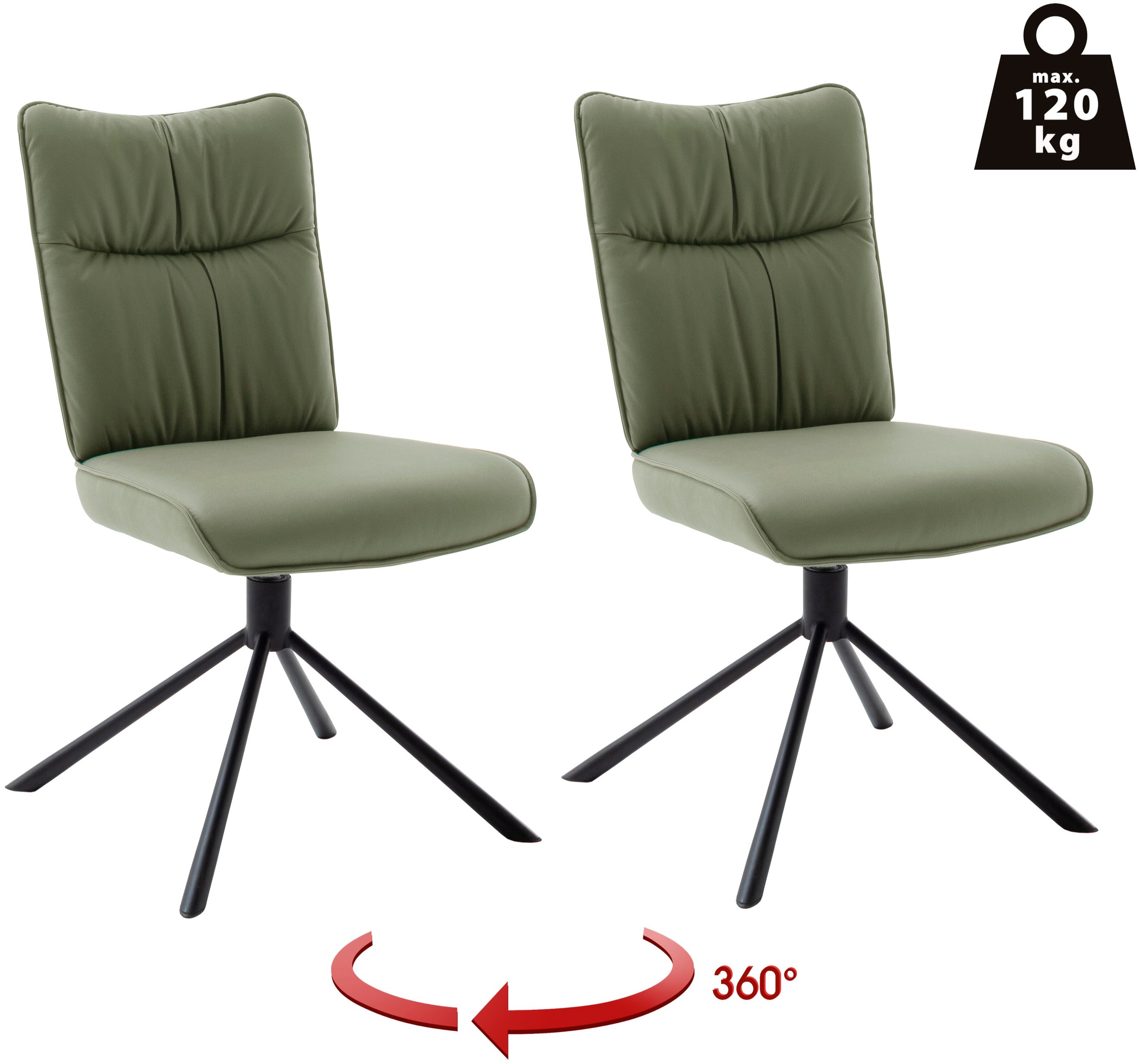 MCA furniture 4-Fußstuhl "MARIN Esszimmerstuhl (2er Set) - Stuhl", (Set), 2 günstig online kaufen