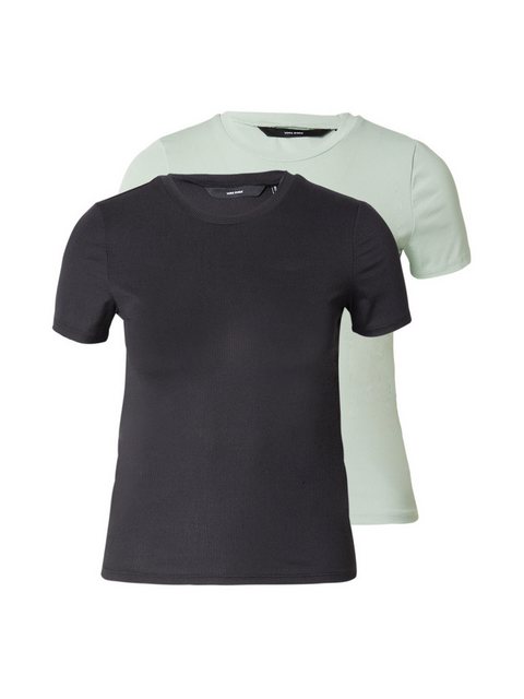 Vero Moda T-Shirt VMJILL (2-tlg) Plain/ohne Details günstig online kaufen