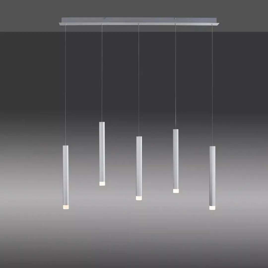 LED Pendelleuchte Bruno in Aluminium 5x5,8W 1300lm günstig online kaufen