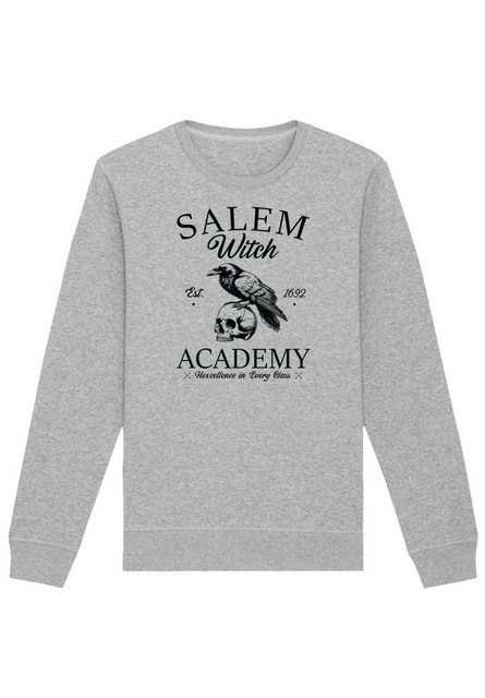 F4NT4STIC Sweatshirt Halloween University Salem witch crow skull Premium Qu günstig online kaufen