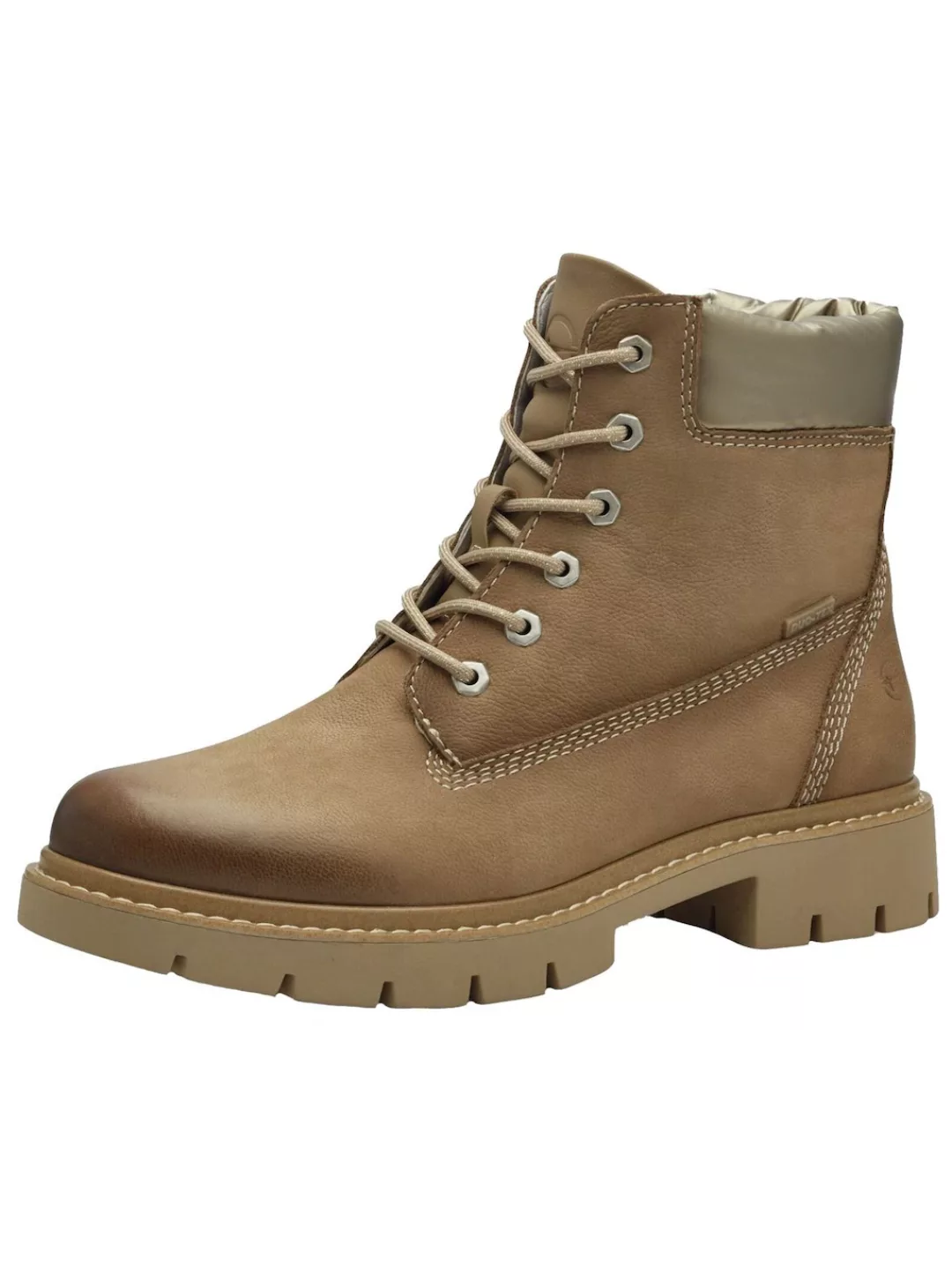 Tamaris Schnürstiefelette "Tamaris Stiefelette Nubukleder/Textil" günstig online kaufen