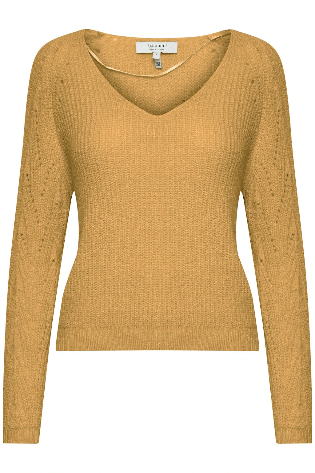 b.young Strickpullover BYOMIKKA JUMPER Strickpullover mit V-Ausschnitt günstig online kaufen