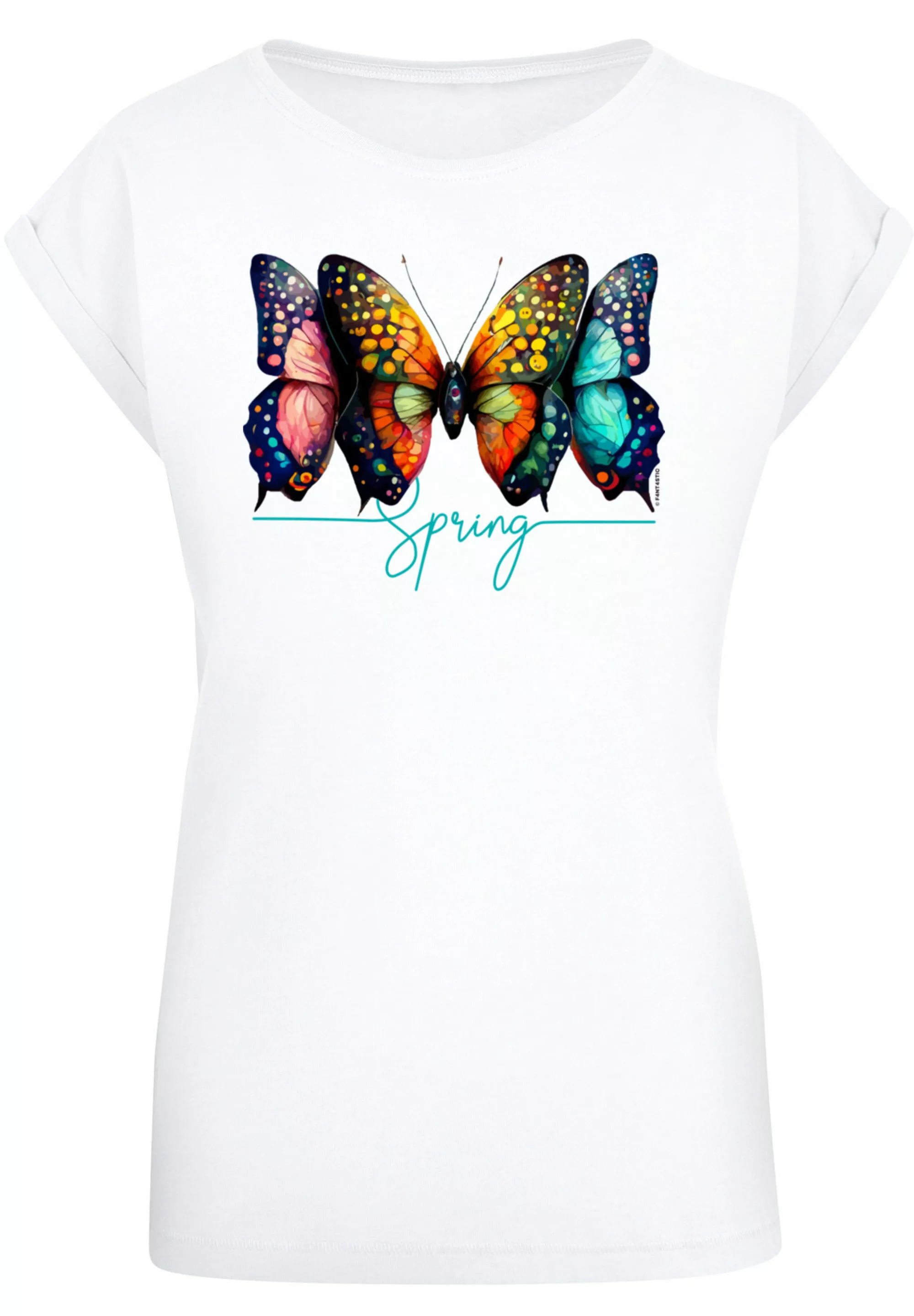 F4NT4STIC T-Shirt "Schmetterling Illusion" günstig online kaufen