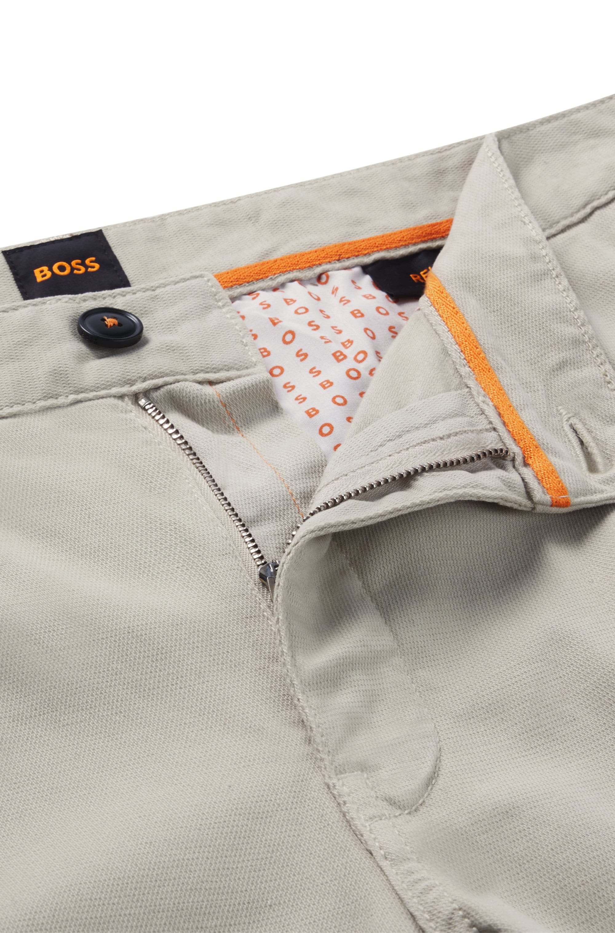 BOSS ORANGE Chinohose "Chino-Pleated", mit Markenlogo günstig online kaufen