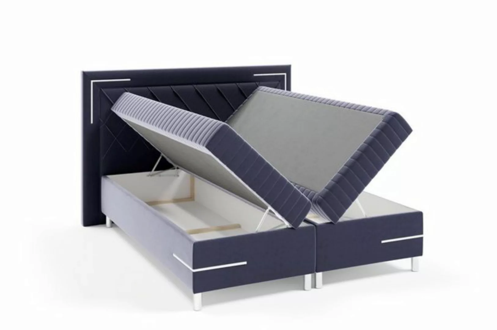 Fun Möbel Boxspringbett Boxspringbett Schlafzimmerbett AMORE Nr.3 in Stoff günstig online kaufen