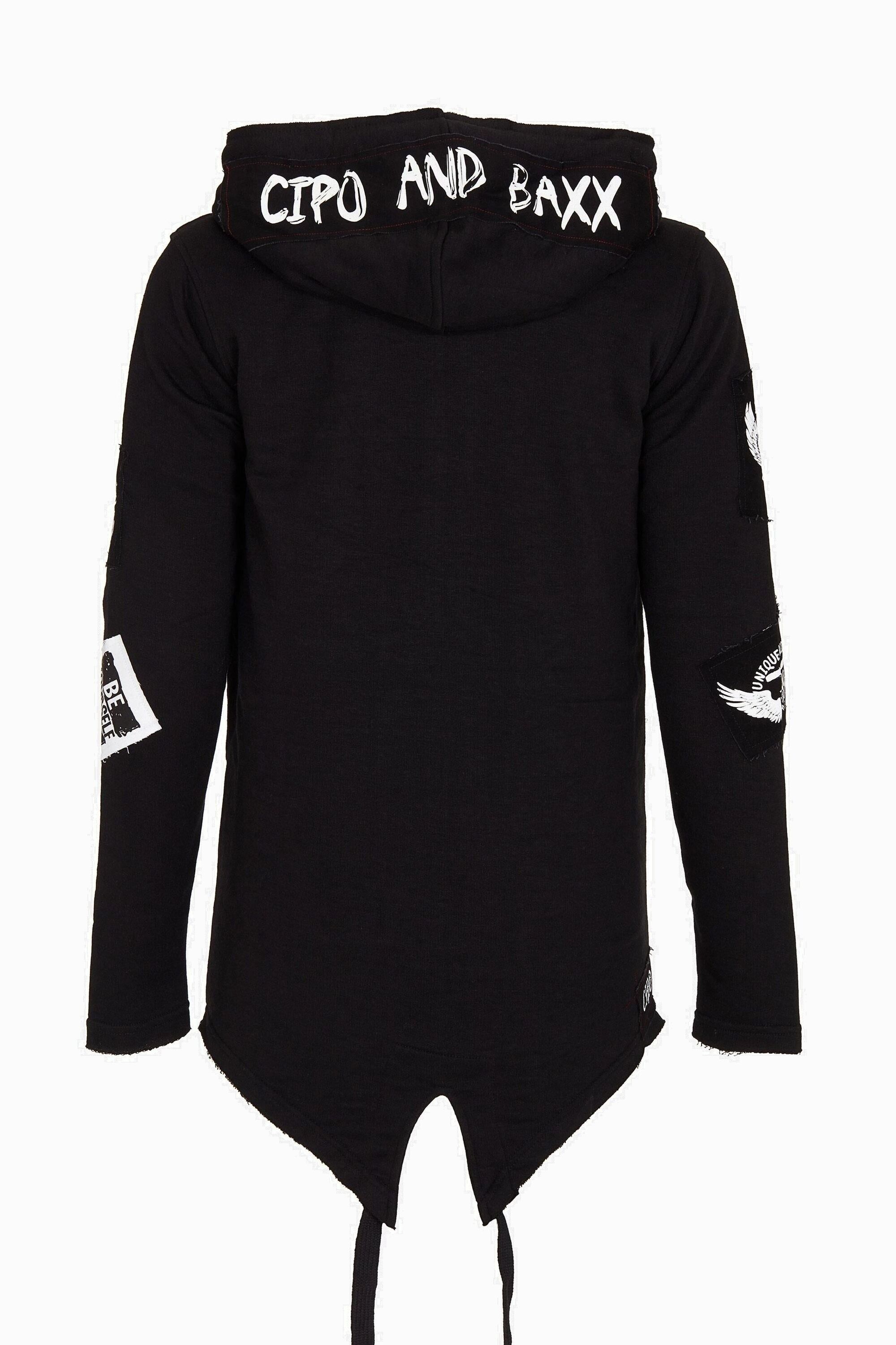 Cipo & Baxx Sweatjacke "Sweatjacke", mit coolen Stickereien, CL-240 günstig online kaufen